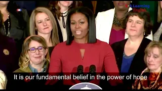 Michelle Obama Last Official Speech as First Lady 1