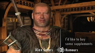 Alex Jones Recruits You To The Stormcloaks In Skyrim