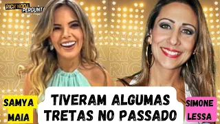 SIMONE LESSA E SAMYA MAIA TIVERAM ALGUMAS TRETAS NO PASSADO, NA BANDA MAGNÍFICOS.