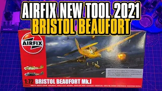 Airfix Bristol Beaufort Mk.I New Tool 2021 1/72 Scale Model Kit Unboxing and Review