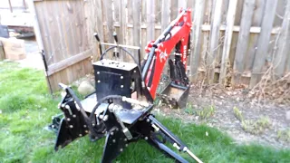 Backhoe Removal and 3 point lift  Re-assembly for the RK24 Compact Tractor