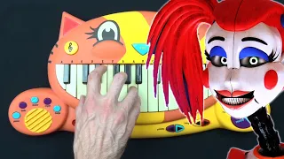 HOW TO PLAY FNAF TO BE BEAUTIFUL BY DAWKO ON A CAT PIANO