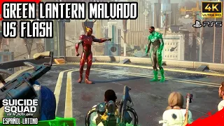 Pelea de Green Lantern Malvado Vs Flash Español Latino  - Suicide Squad Kill The Justice League