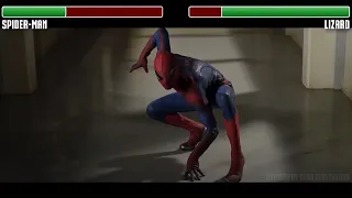 Spider-Man vs. Lizard WITH HEALTHBARS | School Fight | HD | The Amazing Spider-Man