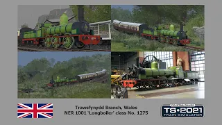 Train Simulator 2021 | NER 1001 class 'Longboiler' on the Trawsfynydd Branch Line