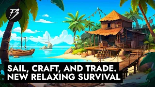 NEW Relaxing Island Crafting Survival Game | East Wind Gameplay