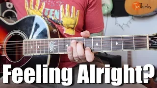 Feeling Alright? Joe Cocker Style Guitar Tutorial with Tabs