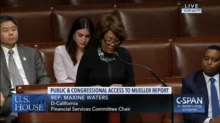 03/14/2019 - Waters Continues Calls for Mueller Report to be Made Public