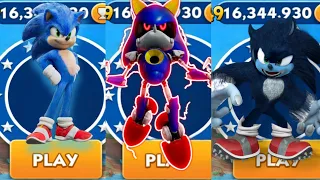 Sonic Dash - Sonic vs Metal Sonic vs Werehog - All 60 Characters Unlocked Gameplay Live