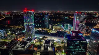 Day & Night Hyperlapse - Sky Tower | Bucharest Romania