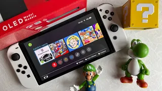 Nintendo Switch OLED Unboxing! Распаковка и обзор | NINTENDO #ИГРАЙПОДРУГОМУ