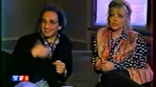 France Gall et Michel Berger - JT de TF1 22 juin 1992 (Sortie de Double Jeu)