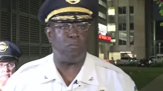 RAW: St. Louis police chief gets emotional talking about 4 officers shot during riots