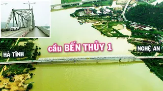 Cầu Bến Thủy 1 (cầu Bến Thủy cũ) bắc qua sông Lam, nối liền hai tỉnh Nghệ An - Hà Tĩnh