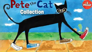 Pete The Cat I Love My White EYEGLASSES | 1 Hour Of Best Pete The Cat book Collection