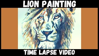 Lion Painting Time Lapse