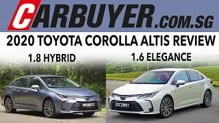 Toyota Corolla Altis 1.6 + Corolla Altis 1.8 Hybrid - Reviewed in Singapore - CarBuyer.com.sg