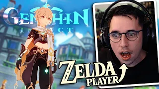 Zelda Player tries Genshin Impact for the FIRST TIME! (Episode 1)