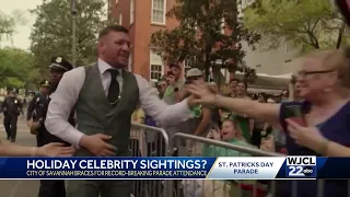 Celebrity sightings during Savannah's St. Patrick's Day Parade? Who could be in the Hostess City