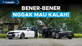 Musuh Bebuyutan BMW 330i M Sport Pro LCI VS Mercedes-Benz C300 AMG Line | Moladin