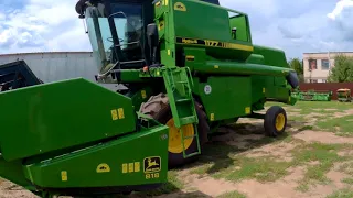 Осмотр комбайна John Deere 1177 (1993)