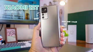 Xiaomi 12T 🤍 Silver 256gb | asmr aesthetic unboxing