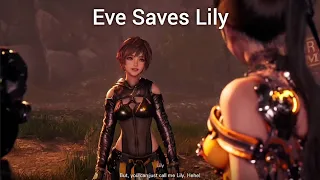 Eve saves Lily | Stellar Blade | scene