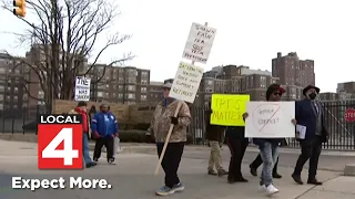 Temporary workers protest UAW after layoffs