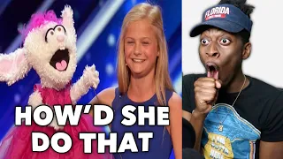 Darci Lynne: 12-Year-Old Singing Ventriloquist Gets Golden BuzzerAGT 2017 | REACTION