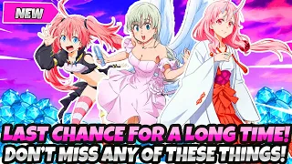 *LAST CHANCE FOR GLOBAL PLAYERS* DO NOT MISS THESE LIMITED REWARDS Before They Go! (7DS Grand Cross)