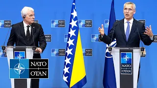 NATO Secretary General with the Chairman of the Presidency of 🇧🇦 Bosnia and Herzegovina, 25 MAY 2022