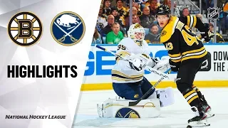 NHL Highlights | Bruins @ Sabres 12/27/19