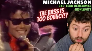 MICHAEL JACKSON IS A PERFECTIONIST! Bad Tour Live Rehearasl Compilation | REACTION!