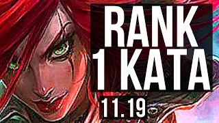 KATARINA vs VEX (MID) | Rank 1 Kata, 600+ games, Legendary, 24/6/8 | EUW Challenger | v11.19