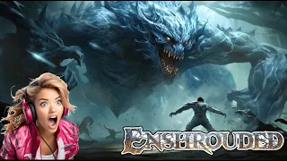 Let's hunt a dragon in Enshrouded! The Pike Wispwyvern boss! Enshrouded solo boss fight!