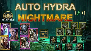 Auto Hydra Nightmare 1Key ¦ Team Setup & Presets ¦ Farm Stoneskin & Protection ¦ Raid Shadow Legends