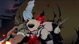 Cyber Grizzly Bear attacks Soldiers (4K) - Kill Team Kill  -  Love, Death & Robots Volume 3