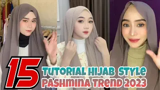 15 Tutorial Hijab Pashmina Trend 2023 Untuk Kondangan || Lamaran || Simple Anti Ribet ✅