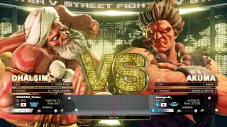 Ishiduka (Dhalsim) vs Kawaguchi (Akuma) - Street Fighter V Champion Edition