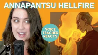 Annapantsu Hellfire | Voice Teacher Reacts