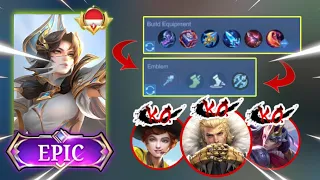 LUO YI NEW BUILD & EMBLEM BY MIDLANER POKE | FAST MOVEMENT SPEED & SLOW ENEMIES - Mobile Legends