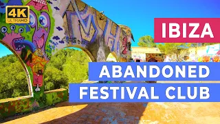 IBIZA: Abandoned Festival Club - Walking Tour (4K Ultra HD 60fps)