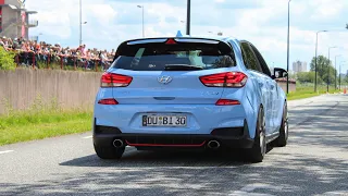 Hyundai I30N Compilation | Accelerations, Loud sounds, Crackles, ...