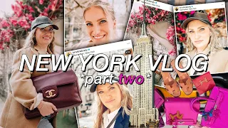 NEW YORK VLOG part 2️⃣ come shopping with me (hermes, louis vuitton, dior)