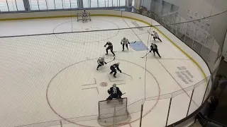 Johnny Beecher, Quinn Olson & Marc McLaughlin battle in Bruins 3-on-3 at Development Camp