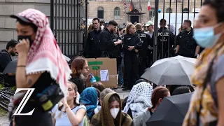 Polizei schreitet bei Pro-Palästina-Protest vor Humboldt-Uni ein