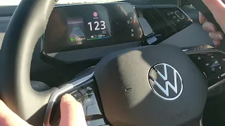 How to work the Volkswagen ID4 Adaptive Cruise Control