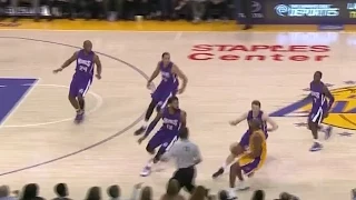 mamba mentality - 1 on 5!! KOBE REFUSES TO PASS & SHOOTS OVER ALL FIVE DEFENDERS!