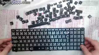 Repair Laptop Keyboard Water damaged Wasserschaden  Part 1 Disassembly