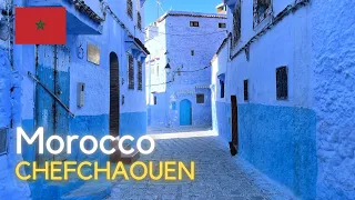 🇲🇦 Шефшауэн СИНИЙ ГОРОД 2023💙 Марокко пешеходная экскурсия 4K UHD